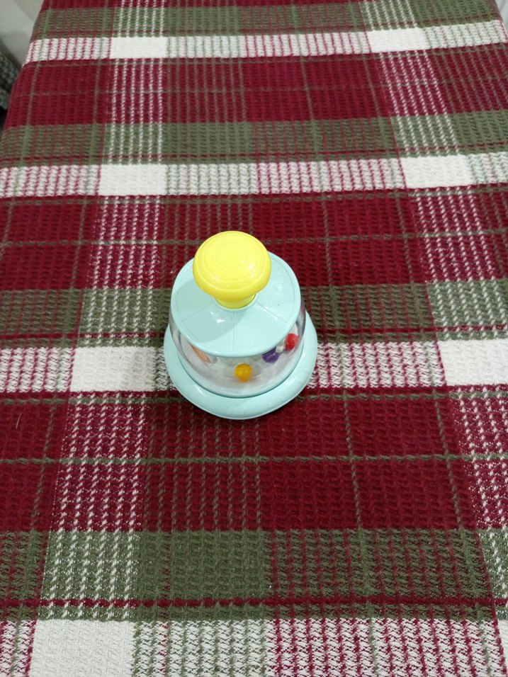 Renkli Basıp Döndürmeli Çocuk Oyuncağı - Görsel 2