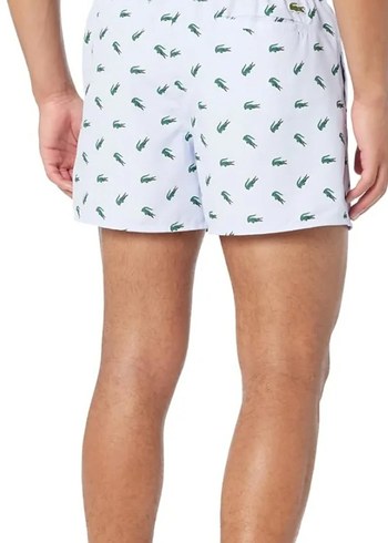 Beyaz Belden Bağlamalı Mini Erkek Mayo - Görsel 3