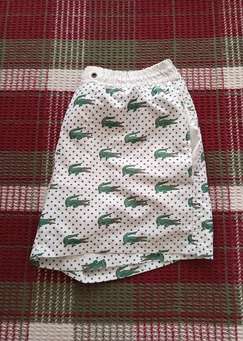 Beyaz Belden Bağlamalı Mini Erkek Mayo - Görsel 4