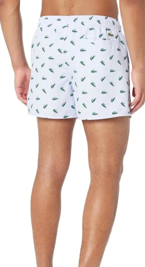 Beyaz Belden Bağlamalı Mini Erkek Mayo - Görsel 3