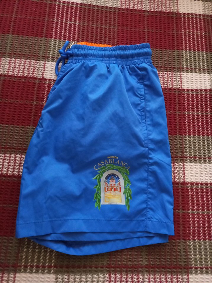 Erkek Mavi Mini Rahat Kesim Mayo Şortu
MARKASI: CASABLANCA - Görsel 3