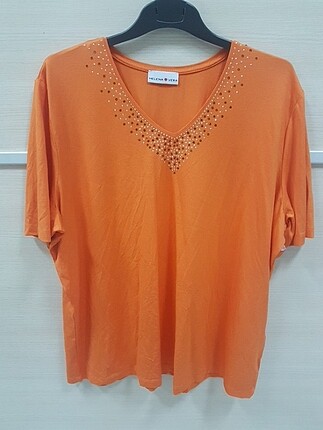 ORME TASLI TSHIRT ve pembe bluz 2 li paket