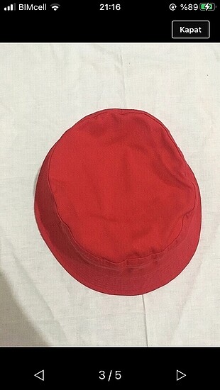  Beden kırmızı Renk Kırmızı bucket şapka