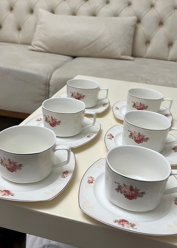 Porselen Çay&nescafe Fincanı Takımı