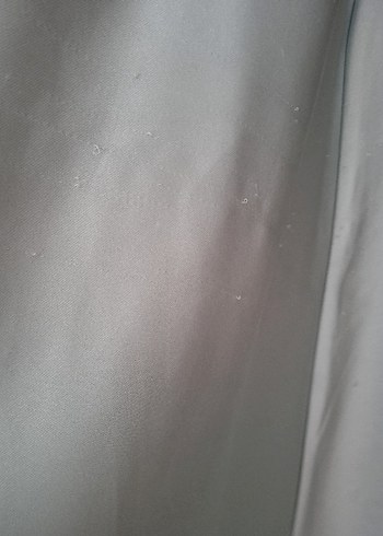36 Beden mavi Renk Mavi Saten Uzun Drapeli Kadın Elbise
