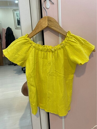 sarı crop tshirt