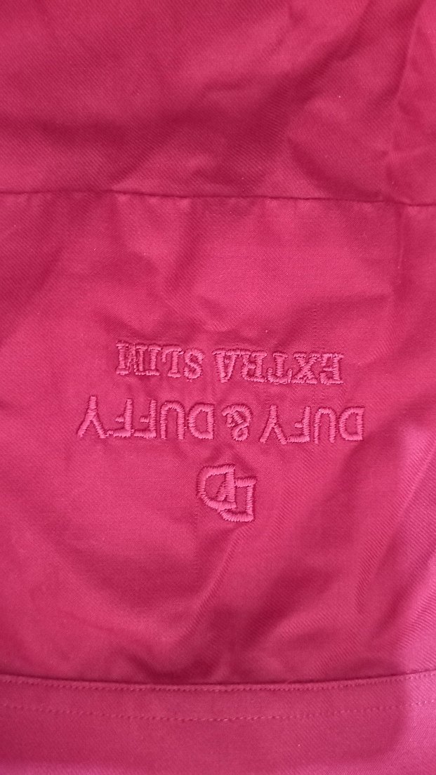 Bordo Uzun Kollu Düğmeli Erkek Gömlek - Görsel 5