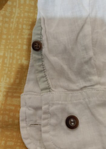 mavi marka keten erkek gömlek - Görsel 3