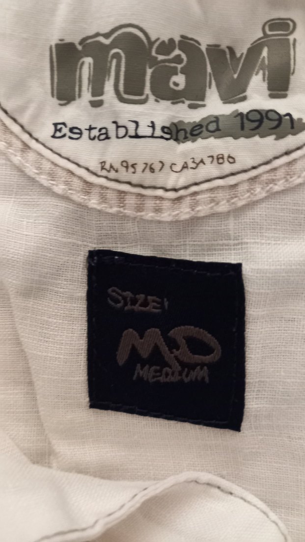 mavi marka keten erkek gömlek - Görsel 2