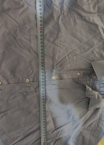 Gri Erkek Uzun Kollu Gömlek - Görsel 4