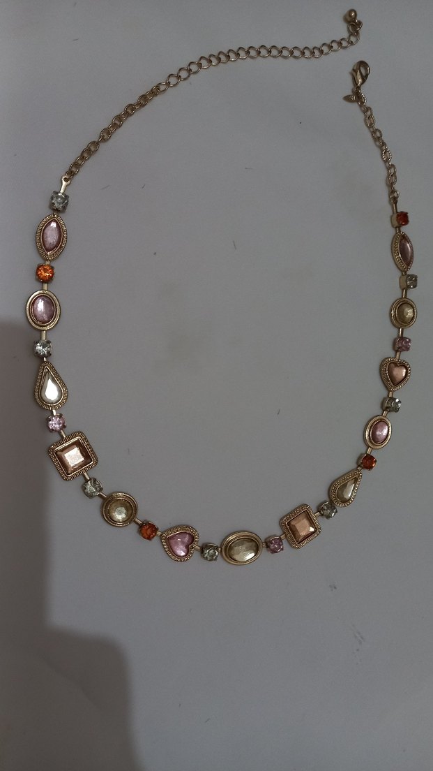 Bohem Çok Renkli Boncuklu Midi Kolye - Görsel 2