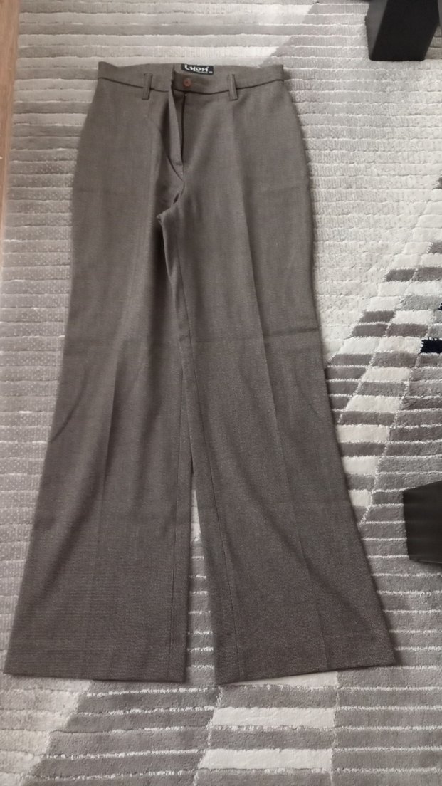 Kadın Pilili Kumaş Pantolon - Görsel 2