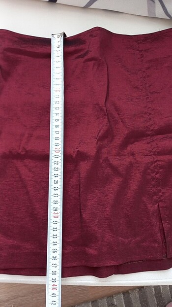 38 Beden bordo Renk Mjni etek