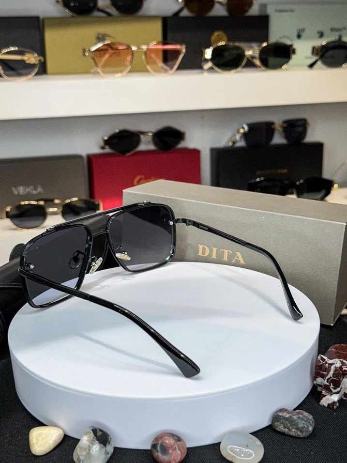 Siyah DITA Klasik  Güneş Gözlüğü - Görsel 2