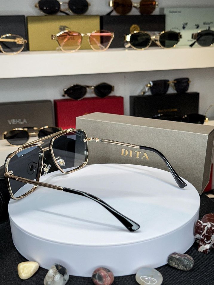 Dita Mavi Gri Klasik Erkek Güneş Gözlüğü - Görsel 2