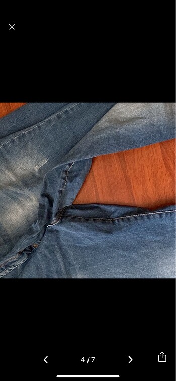 44 Beden mavi Renk Kot pantolon jean