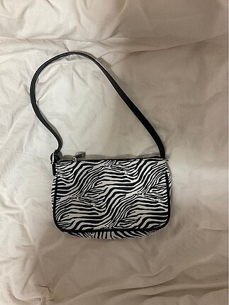 zebra desenli çanta