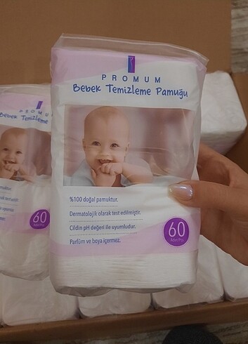 Bebek temizleme pamugu 