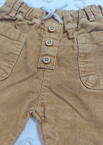 Erkek Çocuk Süet Düğmeli Rahat Pantolon - Görsel 2