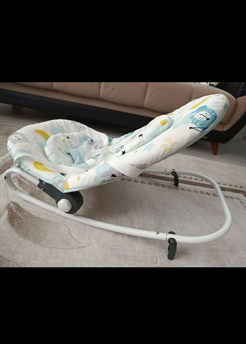 Pastel Desenli Mavi Çocuk Oturak Minderi - Görsel 4