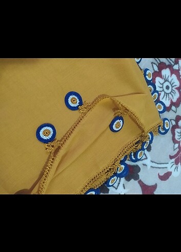 Nazar boncuklu yazma  - Görsel 2