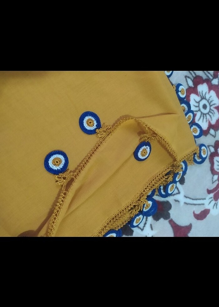 Nazar boncuklu yazma  - Görsel 2