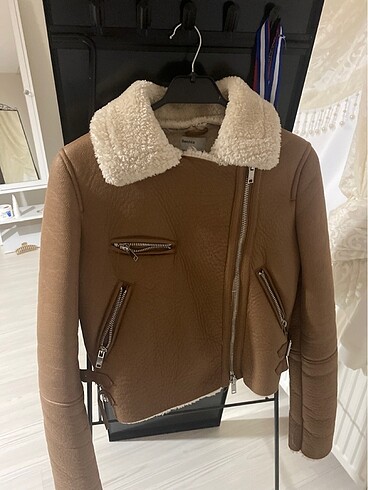 s Beden kahverengi Renk bershka çift taraflı ceket