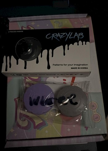 Siyah full sclera Kontakt Lens - Görsel 2