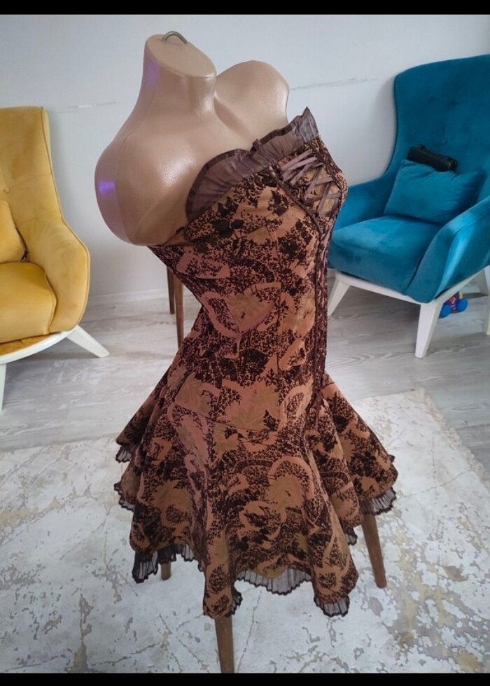 Vintage y2k fairycore Elbise - Görsel 3