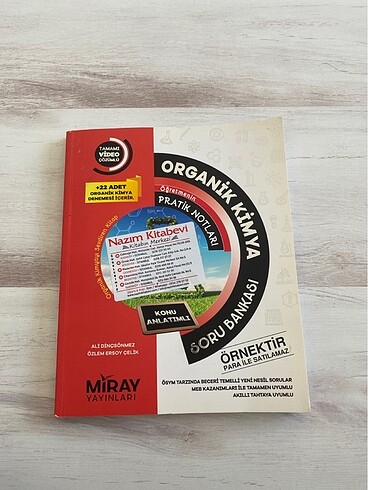 Organik kimya soru bankası miray yayınları