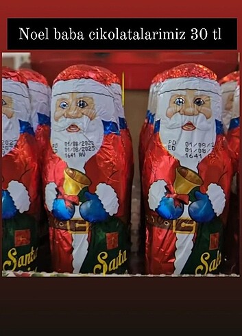 Noel baba cikolata