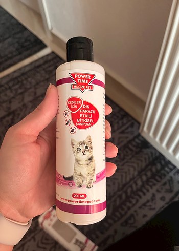 Lavanta Yağlı Bitkisel Kedi Şampuanı - Görsel 2