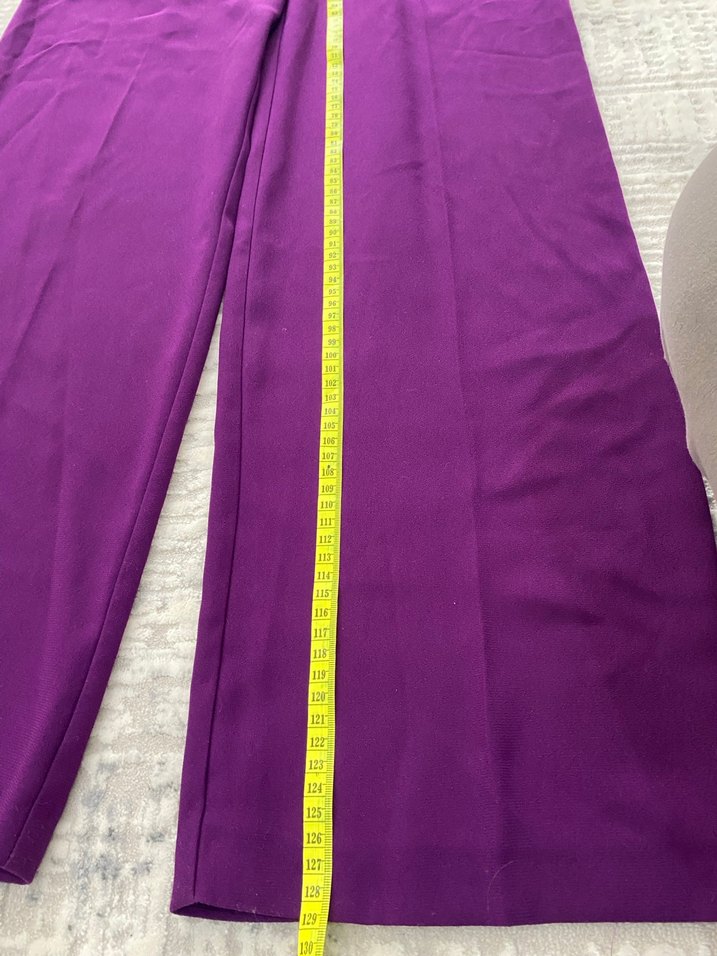 Mor Drapeli Kadın Uzun Tulum - Görsel 5