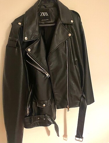 zara oversize deri ceket