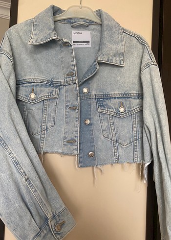 Bershka Mavi Kot Ceket, Salaş Kesim