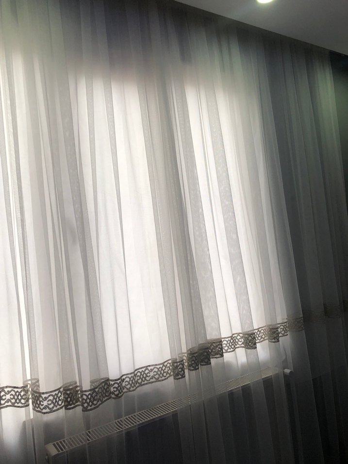 Modern Klasik Tül Perde eni 3 metre boy 270 - Görsel 2