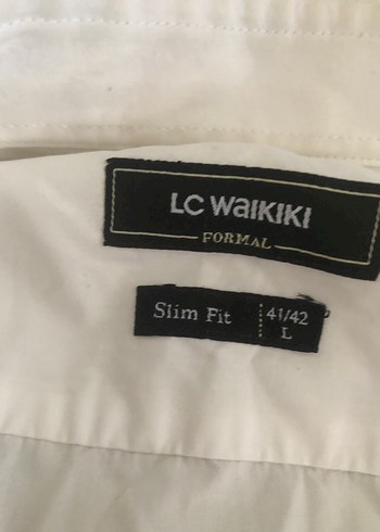 LC Waikiki Düğmeli Beyaz Keten Erkek Gömlek