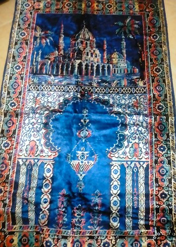 Antika kadife dokuma seccade - Görsel 2