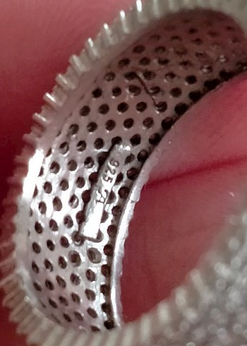 Gümüş tamtur yüzük - Görsel 5