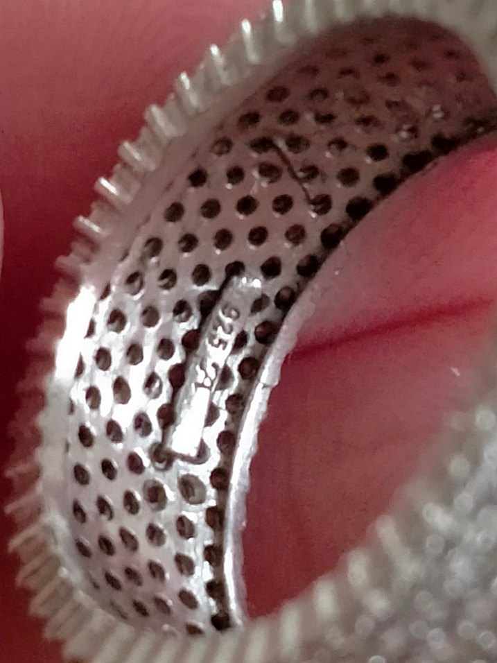 Gümüş tamtur yüzük - Görsel 5