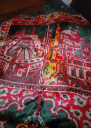 Antika 1950 lerden kadife seccade - Görsel 4