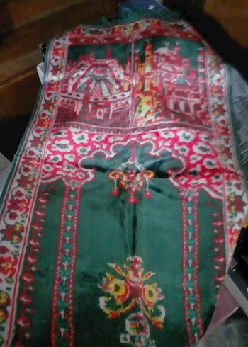 Antika 1950 lerden kadife seccade - Görsel 2