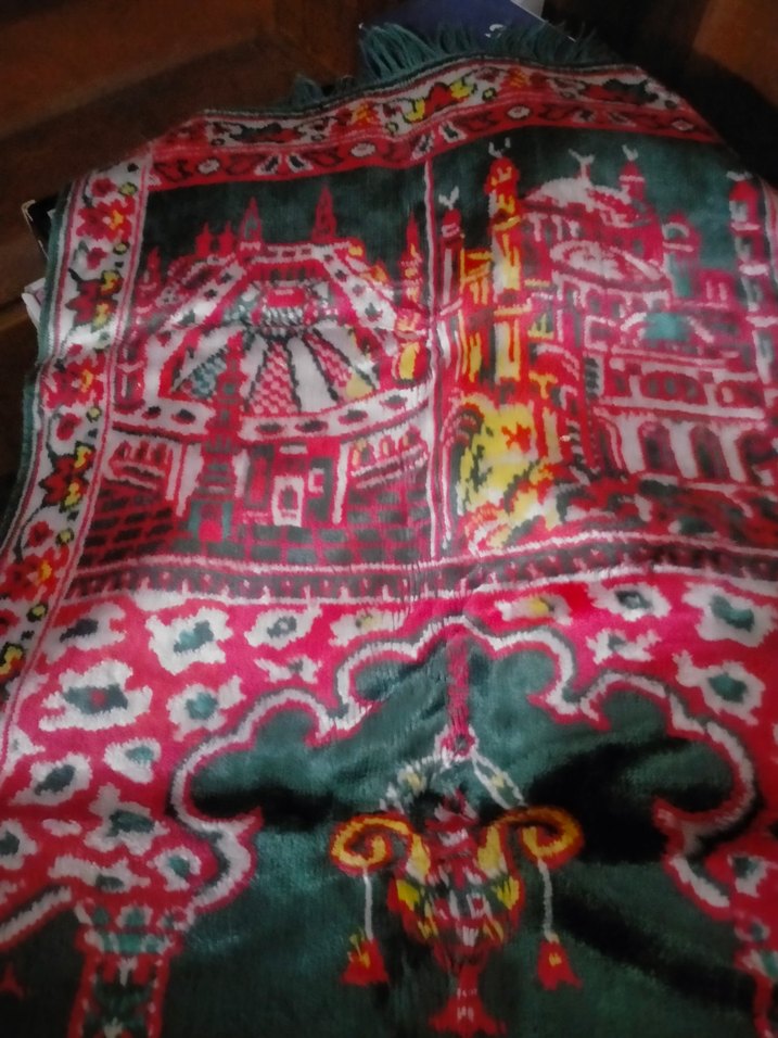 Antika 1950 lerden kadife seccade - Görsel 3