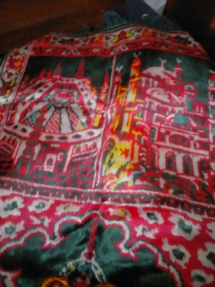 Antika 1950 lerden kadife seccade - Görsel 4