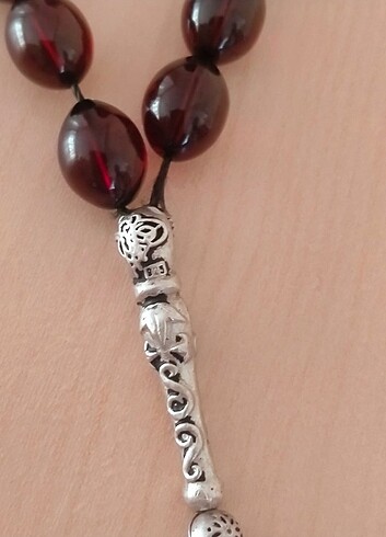 925 ayar gümüş imameli tesbih - Görsel 2