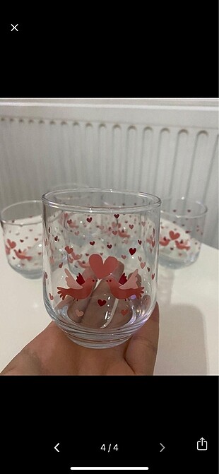  Beden beyaz Renk Lav marka 6lı kahve yanı bardağı