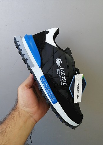 Lacoste Siyah Erkek Spor Ayakkabı Velcro