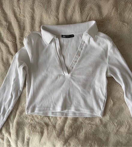 Zara crop bluz