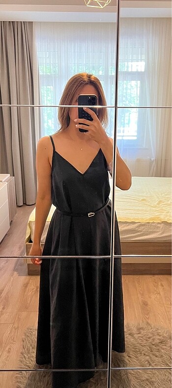 m Beden siyah Renk Massimo Dutti elbise