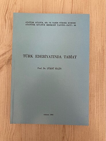 Şükrü Elçin Türk Edebiyatında Tabiat